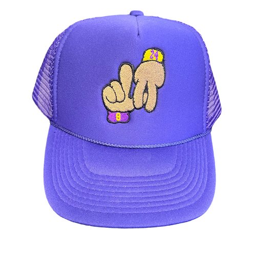 Purple LA Muppet Trucker